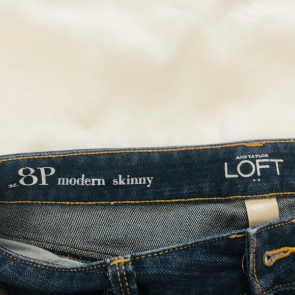 Ann Taylor Loft Women's Modern Skinny Denim Jeans Mid-Rise - Picture 4 of 4